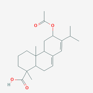 molecular formula C22H32O4 B1150513 6-Acetyloxy-1,4a-dimethyl-7-propan-2-yl-2,3,4,4b,5,6,10,10a-octahydrophenanthrene-1-carboxylic acid CAS No. 83905-81-1