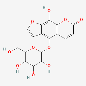 molecular formula C17H16O10 B1150520 8-羟基补骨脂素 5-O-葡萄糖苷 CAS No. 425680-98-4
