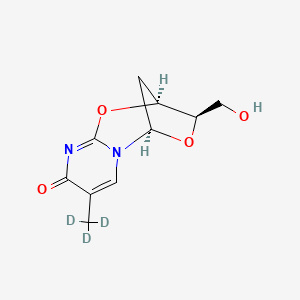 molecular formula C₁₀H₉D₃N₂O₄ B1150527 O-2,3'-Cyclothymidine-d3 