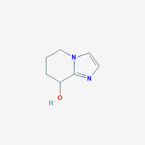 molecular formula C7H10N2O B115056 5,6,7,8-Tetrahydroimidazo[1,2-a]pyridin-8-ol CAS No. 156817-68-4