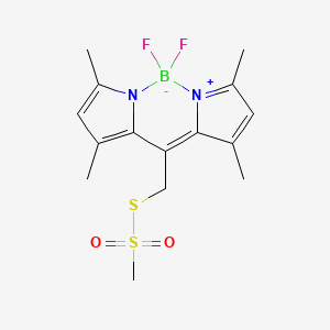 molecular formula C₁₅H₁₉BF₂N₂O₂S₂ B1150565 Bodipy Methanethiosulfonate 