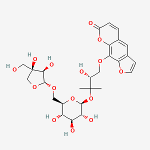 Heraclenol 3'-O-[beta-D-apiofuranosyl-(1-6)-beta-D-glucopyranoside]
