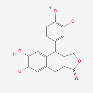 molecular formula C20H20O6 B1150579 Tsugalactone CAS No. 85699-62-3