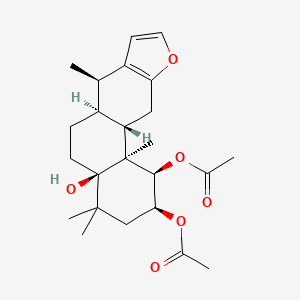 molecular formula C24H34O6 B1150585 14-Deoxy-epsilon-caesalpin CAS No. 279683-46-4