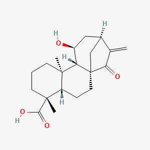 molecular formula C20H28O4 B1150597 ent-11α-羟基-15-氧代卡乌尔-16-烯-19-酸 CAS No. 57719-81-0