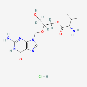 molecular formula C₁₄H₁₈D₅ClN₆O₅ B1150598 Valganciclovir-d5 Hydrochloride 