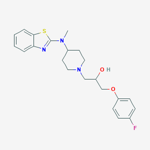molecular formula C22H26FN3O2S B011506 Sabeluzole CAS No. 104153-38-0
