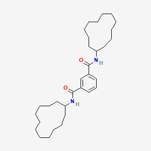 molecular formula C32H52N2O2 B11506139 N,N'-dicyclododecylbenzene-1,3-dicarboxamide 