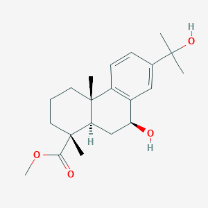 molecular formula C21H30O4 B1150622 Methyl 7beta,15-dihydroxydehydroabietate CAS No. 107752-10-3