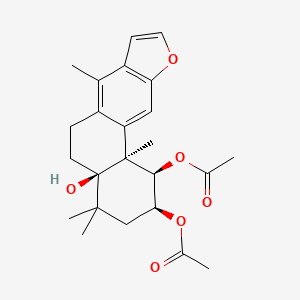 2-Acetoxy-3-deacetoxycaesaldekarin E