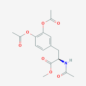 molecular formula C₁₆H₁₉NO₇ B1150636 methyl (2R)-2-acetamido-3-(3,4-diacetyloxyphenyl)propanoate 