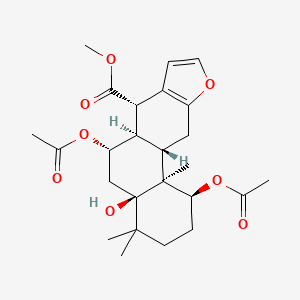 molecular formula C25H34O8 B1150653 7-Acetoxybonducellpin C CAS No. 197781-86-5