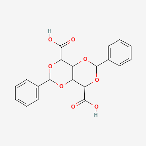 molecular formula C₂₀H₁₈O₈ B1150676 2,6-Diphenyl-4,4a,8,8a-tetrahydro-[1,3]dioxino[5,4-d][1,3]dioxine-4,8-dicarboxylic acid 