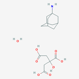 molecular formula C16H27NO8 B011507 1-Adamantanamine citrate, monohydrate CAS No. 102395-13-1