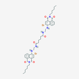 molecular formula C46H54Br2N6O6 B115070 Died66Br CAS No. 149849-59-2