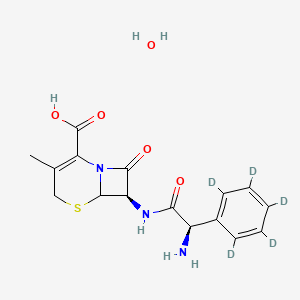 molecular formula C₁₆H₁₄D₅N₃O₅S B1150718 Cephalexin-d5 Hydrate 