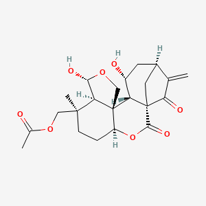molecular formula C22H28O8 B1150719 Carpalasionin 