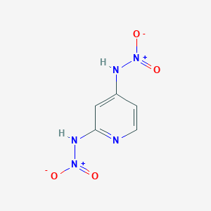 molecular formula C5H5N5O4 B115074 N-(2-Nitramidopyridin-4-yl)nitramide CAS No. 142204-86-2