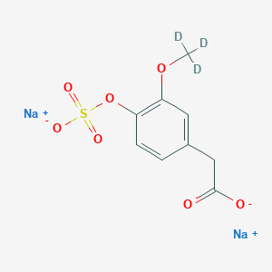 Disodium;2-[4-sulfonatooxy-3-(trideuteriomethoxy)phenyl]acetate