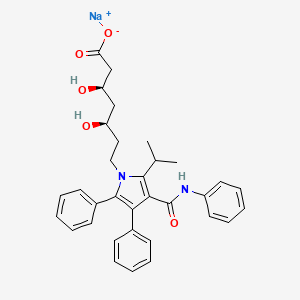 molecular formula C₃₃H₃₅N₂NaO₅ B1150775 Defluoro Atorvastatin Sodium Salt 