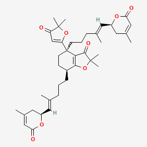 molecular formula C40H52O8 B1150777 Aphadilactone B 