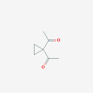 molecular formula C7H10O2 B115079 1,1-Diacetylcyclopropane CAS No. 695-70-5