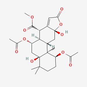 molecular formula C25H34O10 B1150827 7-O-Acetylneocaesalpin N 