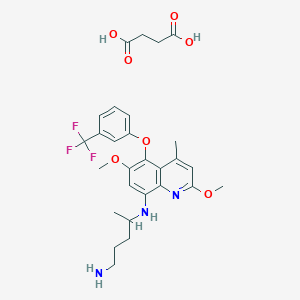 molecular formula C28H34F3N3O7 B115087 Tafenoquine Succinate CAS No. 106635-81-8