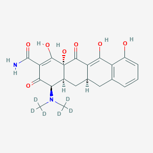 molecular formula C₂₁H₁₆D₆N₂O₇ B1150966 epi-Sancycline-d6 Hydrochloride 
