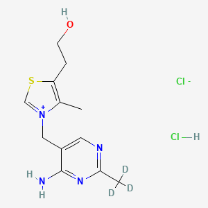 molecular formula C₁₂H₁₅D₃Cl₂N₄OS B1150975 Thiamine-d3 Hydrochloride 