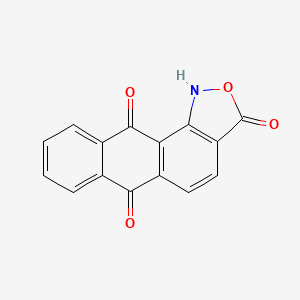molecular formula C15H7NO4 B11509753 1H-Anthra[1,2-c]isoxazole-3,6,11-trione 