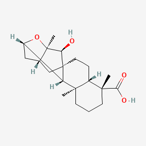 molecular formula C20H30O4 B1151025 ent-11,16-Epoxy-15-hydroxykauran-19-oic acid 