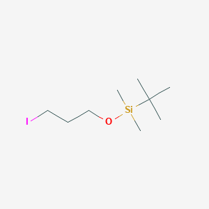 molecular formula C9H21IOSi B115104 Tert-butyl-(3-iodopropoxy)-dimethylsilane CAS No. 78878-05-4