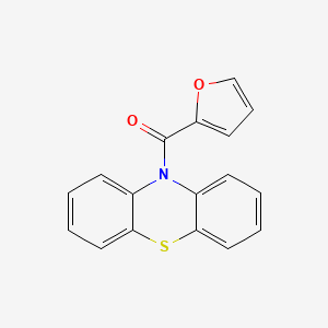 molecular formula C17H11NO2S B11510469 Furan-2-yl(phenothiazin-10-yl)methanone 