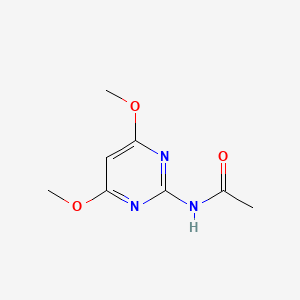 molecular formula C8H11N3O3 B11510722 N-(4,6-dimethoxypyrimidin-2-yl)acetamide 
