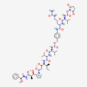 molecular formula C63H97N11O16 B1151226 SuO-Val-Cit-PAB-MMAE 