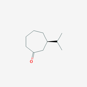 molecular formula C10H18O B115128 (R)-3-Isopropylcycloheptanone CAS No. 154701-69-6