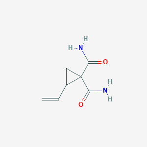 2-Ethenylcyclopropane-1,1-dicarboxamide