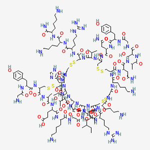 molecular formula C155H249N51O47S8 B1151388 Purotoxin 1 