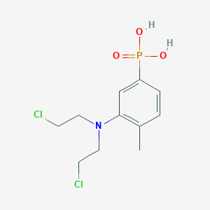 p-Toluenephosphonic acid, 3-(bis(2-chloroethyl)amino)-