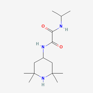 molecular formula C14H27N3O2 B11514043 N-(propan-2-yl)-N'-(2,2,6,6-tetramethylpiperidin-4-yl)ethanediamide 