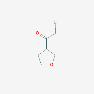 molecular formula C6H9ClO2 B115144 2-Chloro-1-(oxolan-3-yl)ethanone CAS No. 141072-38-0