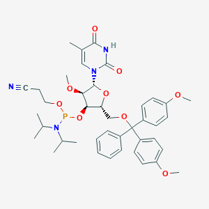 molecular formula C41H51N4O9P B115146 2/'-O-Methyl-5-methyl-U cep CAS No. 153631-20-0