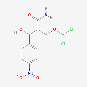 molecular formula C11H12Cl2N2O5 B115147 Acrodontiolamide CAS No. 152053-09-3