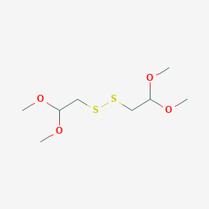 molecular formula C8H18O4S2 B115149 2,2,2',2'-Tetramethoxyethyl Disulfide CAS No. 15890-65-0