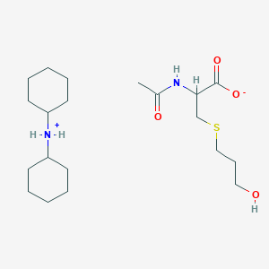 molecular formula C₂₀H₃₈N₂O₄S B1151568 N-Acetyl-S-(3-hydroxypropyl)cysteine dicyclohexylammonium salt 