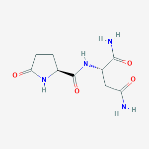 molecular formula C9H14N4O4 B011516 Pyroglutamyl-asparaginamide CAS No. 103322-29-8