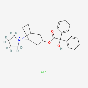 molecular formula C₂₅H₂₂D₈ClNO₃ B1151628 Spasmo 3-d8 