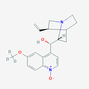 molecular formula C₂₀H₂₁D₃N₂O₃ B1151635 Quinidine-d3 1'-Oxide 
