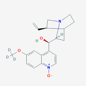 molecular formula C₂₀H₂₁D₃N₂O₃ B1151637 Quinine-d3 1'-Oxide 